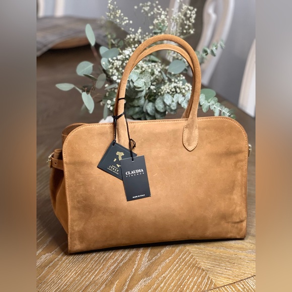 Handbags - Claudia Firenze TikTok Viral The Row Margaux Suede Camel bag
TjMaxx Marshalls